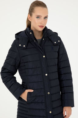 Женское темно-синее пальто - U.s. polo assn фото 3