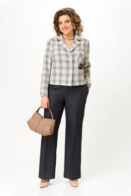 Костюм Aira Style 24246 Беж+графит