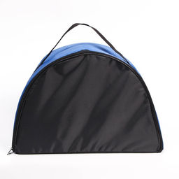 Сумка - переноска для животных, полукруглая, нейлон, 42 х 22 х 29 см, василек - Пижон фото 3