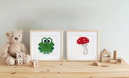 Klart набор для детского творчества 8-478 Детские истории. Лягушка 12 х 12 см  фото 4