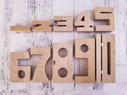 Набор цифр "Цифры-этажи"