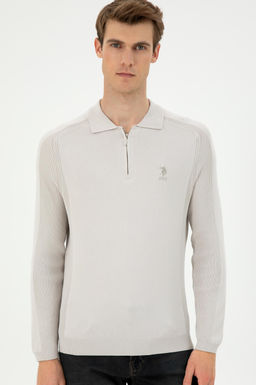 Erkek Krem Kazak - U.s. polo assn фото 3