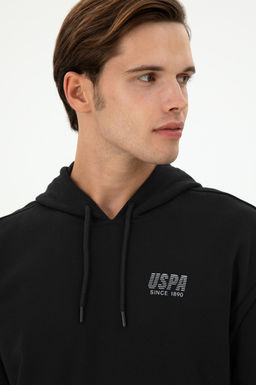 Мужской черный свитшот Неожиданная скидка в корзине - U.s. polo assn фото 2