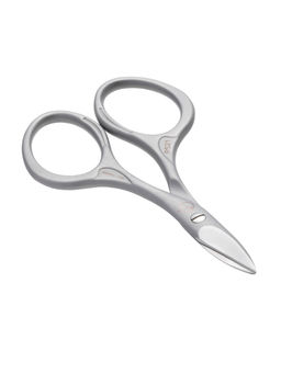 Frau Finger Ножницы маникюрные для ногтей изогнутые / Premium PS 21, матовые, ручная заточка, 9,5 см