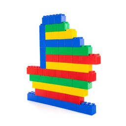 Конструктор строительный XXL, 72 элемента - Полесье фото 3