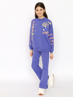 CRB wear/CSJG 63758-44-394 Джемпер для девочки,фиолетовый/Ex.Cherubino фото 2