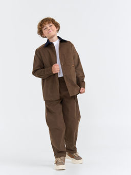 Брюки вельветовые Трюфель 7+ - Bungly фото 5