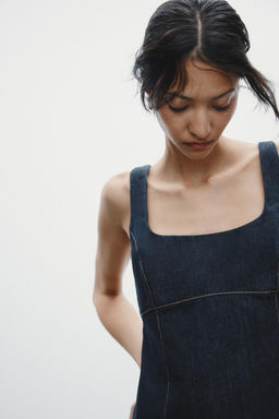 TRF DENIM DRESS - Zara фото 3