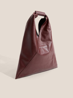 Женская сумка с ручкой MM6 MAISON MARGIELA SMALL JAPANESE HANDBAG Артикул 4670119, коричнево-бордовый - Divas bag фото 3