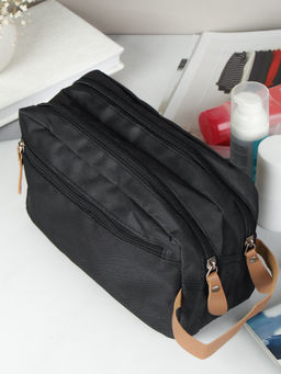 Косметичка 10х25х15 см черный / XN-019BL /уп 150/ мужская Подарок к 23 февраля