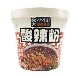 Лапша б/п крахмальная (фунчоза) в кисло-остром соусе Mo Xiao Xian, Китай, 100 г Акция