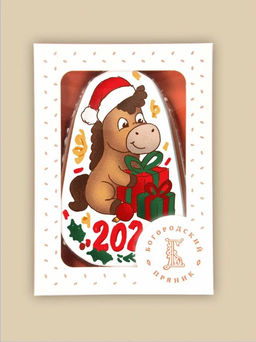 Пряник с повидлом коробке Лошадка 200г