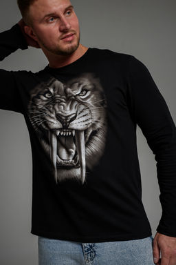 8514/1 Футболка с длинным рукавом мужская