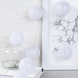 Гирлянда светодиодная 2 м 10 LED 1 режим / GN9 /уп 60/шар 20 см - Галеонтрейд фото 5