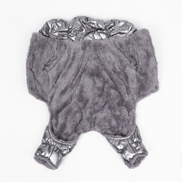 Комбинезон Блеск, размер XS (ДС 19 см, ОГ 28, ОШ 19 см, до 3 кг), серебряный 974874 - Simaland фото 7