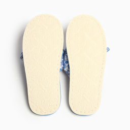 Тапочки женские с открытым носом Smile of Milady, размер 36-37, голубые