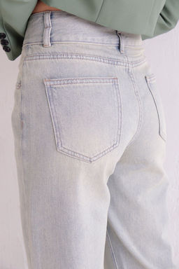 12175 Джинсы-трубы голубые - Martichelli фото 7