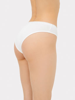 Цена за 2 штуки! Трусы женские слипы набор (3 шт.) в сумрачно-белом цвете - Mark formelle фото 5