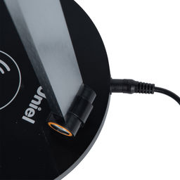 ULM-D113 18W/3000-6000K/DIM BLACK Светильник настольный светодиодный с беспроводной зарядкой телефонов. Сенсорный выключатель. Диммер. Черный. TM Uniel