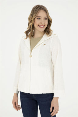 Женская белая рубашка с длинным рукавом