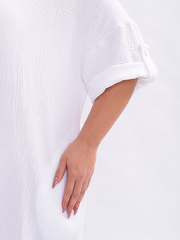 Платье из муслина PP66501WHT02