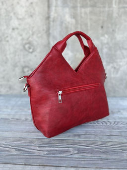 Женская сумка из эко кожи 0025 Красный - Sergio valentini фото 3