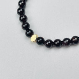 Браслет из Граната со вставкой 17 см - Радуга самоцветов фото 3