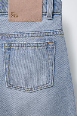 ORIGINAL FIT DENIM BERMUDA SHORTS - Zara фото 4