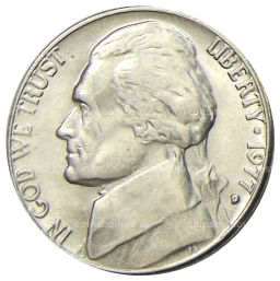 5 центов 1977 года D США