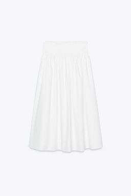POPLIN MIDI SKIRT - Zara фото 10