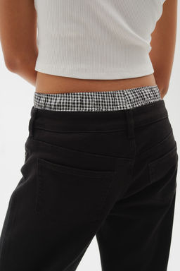 Pantalon de sarga de talle bajo - H&m фото 4