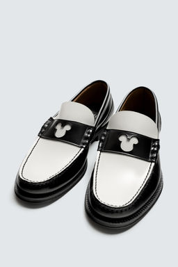 LEATHER PENNY LOAFERS HARRY LAMBERT FOR ZARA X DISNEY  фото 5