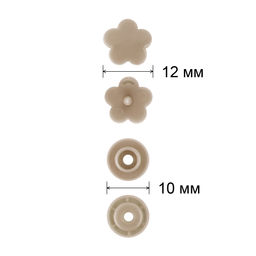 Кнопка Micron POM-12 FL/500 Кнопки пластиковые пластик d 12 мм 500 шт. № 014 серый