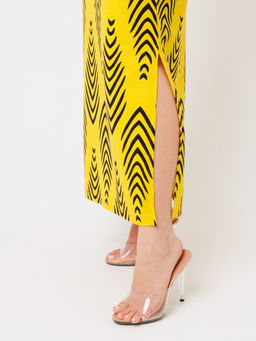 Платье женское П-197 (кулирка) Жёлтая - Elenatex фото 5