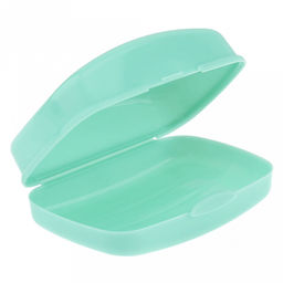 Мыльница пластмассовая 10х7х4,5см, мятный (Россия) - Домашняя мода фото 2