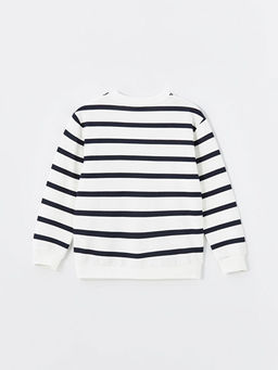 Bisiklet Yaka Erkek ?ocuk Sweatshirt - Waikiki фото 3