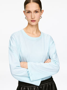Camiseta de manga larga relaxed fit - H&m фото 8