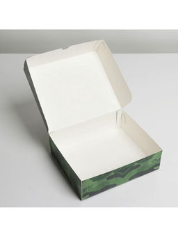 Цена за 5 шт. Кондитерская упаковка, коробка «23 февраля», 17×20×6 см