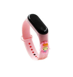 Часы наручные сенсорные (WTC-7) резин. браслет с фигуркой "Милашка"