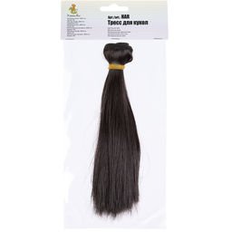 HobbyBe HAR-7 Тресс для кукол 15 см 100 см 25 г 07 т. шоколадный