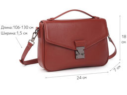 Сумка женская Lanotti 5015/бордовый