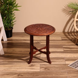 Столик кофейный, 45×45×50 см, дерево шишам