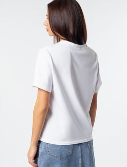 VILATTE / Футболка из премиального хлопка с авторским принтом  фото 4