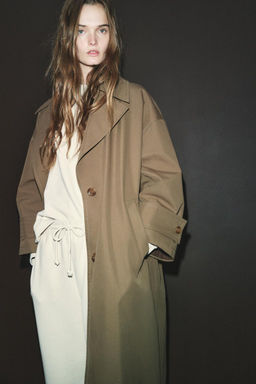 OVERSIZE LAYERED TRENCH COAT ZW COLLECTION - Zara фото 2
