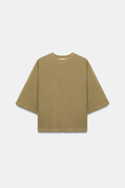 FADED-EFFECT SHORT SLEEVE T-SHIRT - Zara фото 6