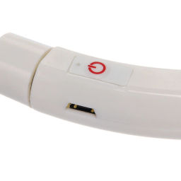 Цена за 2 шт. Ошейник неоновый для собак малых пород "Защита Бро", цвет зеленый, зарядка от USB, шнур в комплекте, размер S - d 35см (пакет с подвесом)