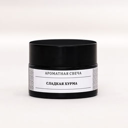 Ароматическая свеча в банке «Сладкая хурма», соевый воск, 12 г
