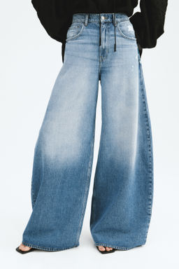 Barrel Leg Regular Jeans - H&m фото 5