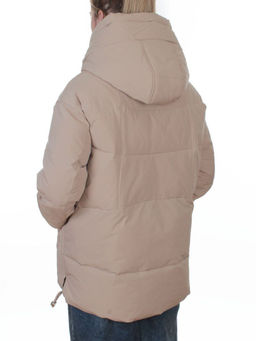 2396 BEIGE Куртка зимняя женская (150 гр. холлофайбер)