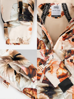 ACOOLA / Комбинезон (утепленный) детский Onega бежевый принт  фото 7